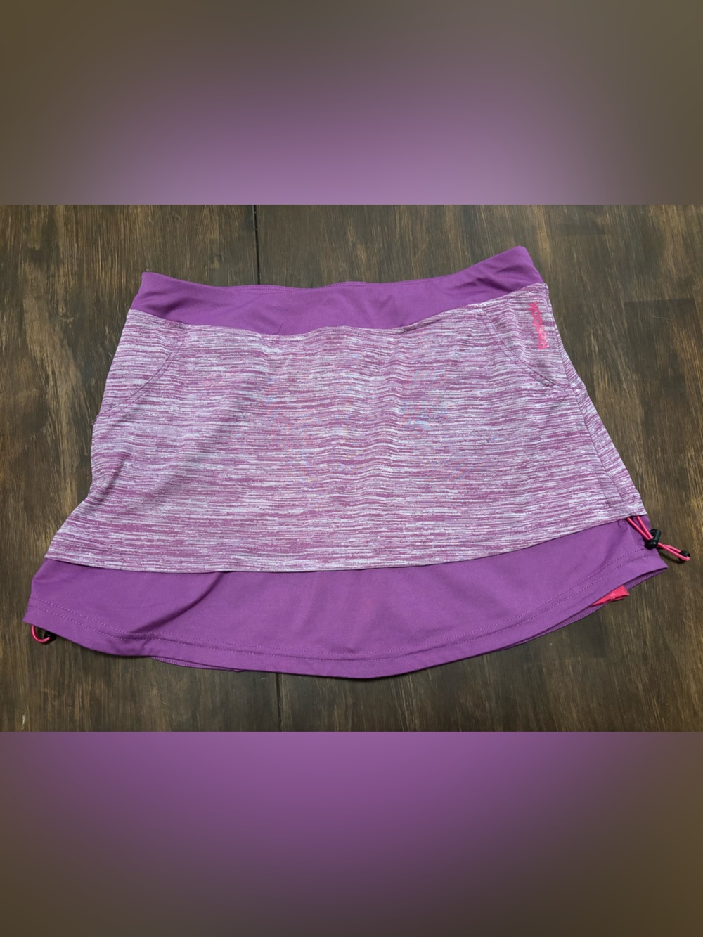 Reebok Purple Heather Athletic Skirt